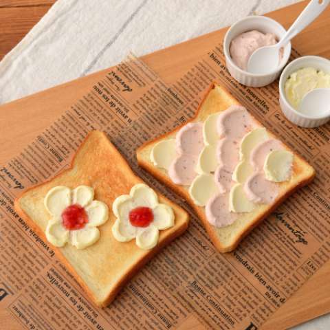 クリームチーズでトーストアレンジ♪