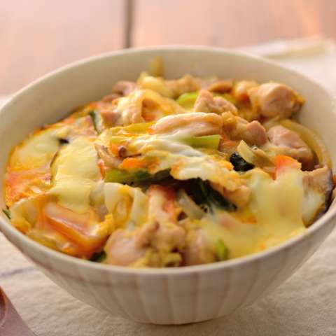 一品完結!チーズ親子丼~適塩~