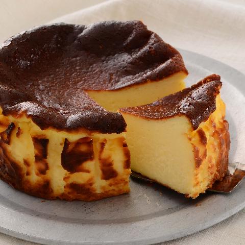 クリープで作る!バスク風チーズケーキ