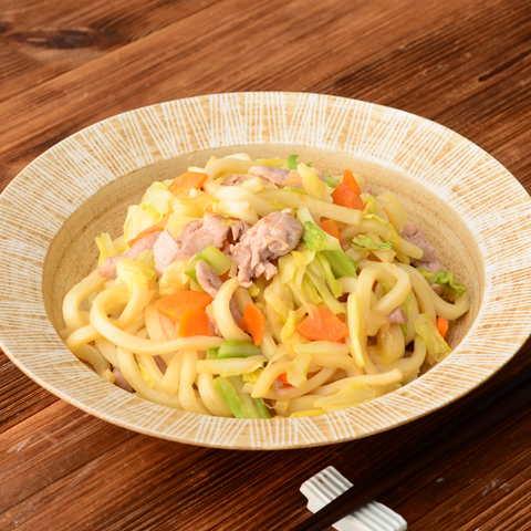 パルメで減塩 焼きうどん