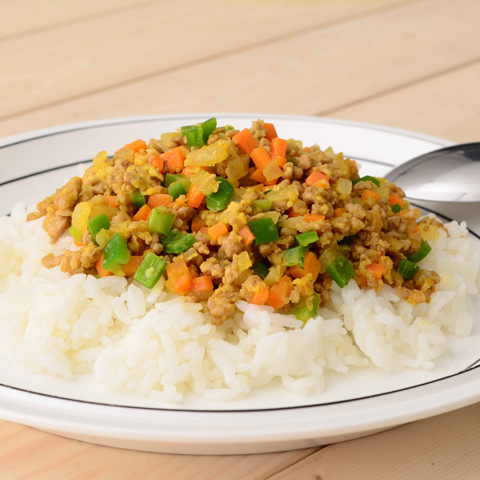 パルメで減塩 ドライカレー
